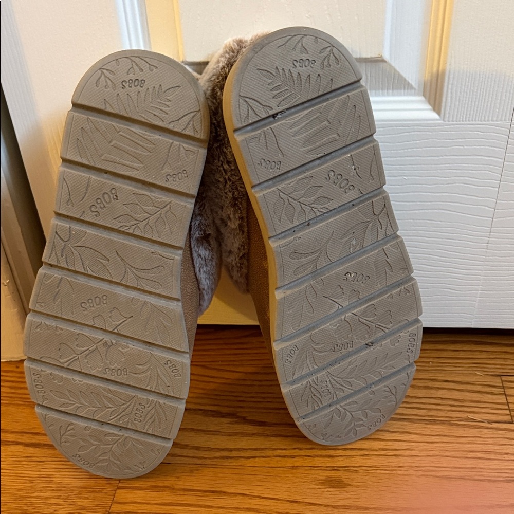 BOBS from Skechers Tan Faux Fur Lined Mules - Picture 4 of 6